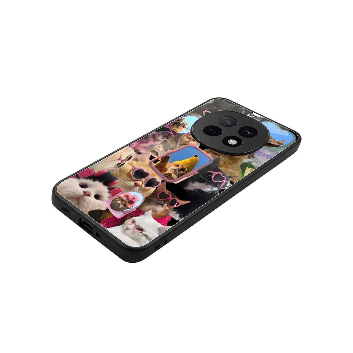 Catastic Montage stylish phone case for oppo f29 pro 5g | glossy glass and slim fit