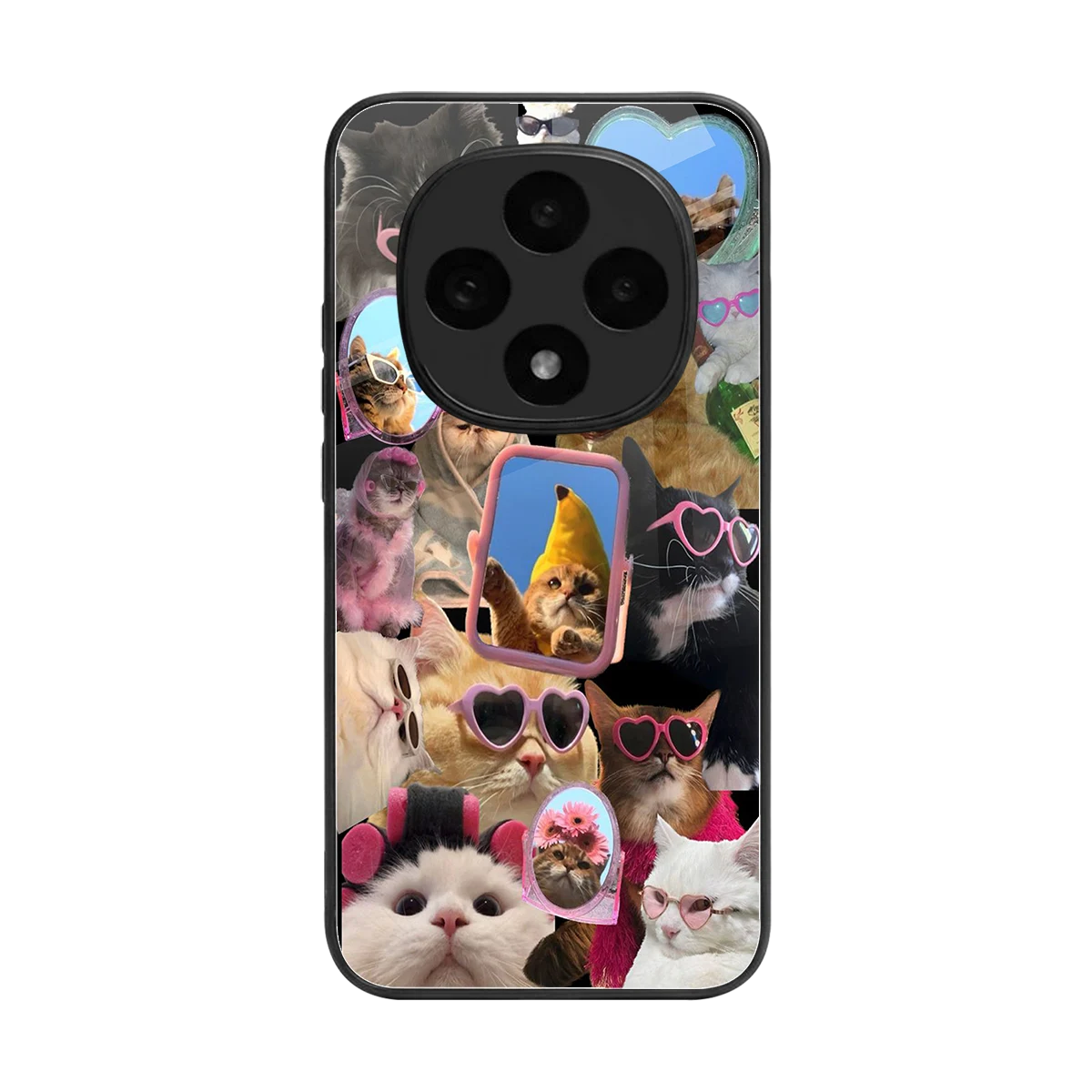Catastic Montage back phone cover | glass case for oppo f31 pro 5g