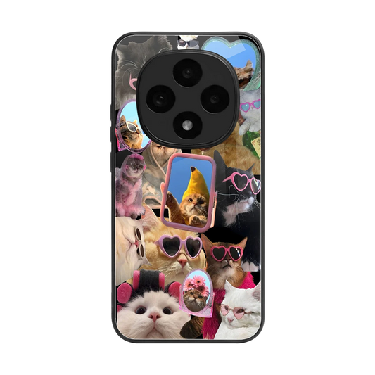 Catastic Montage back phone cover | glass case for oppo f31 pro 5g