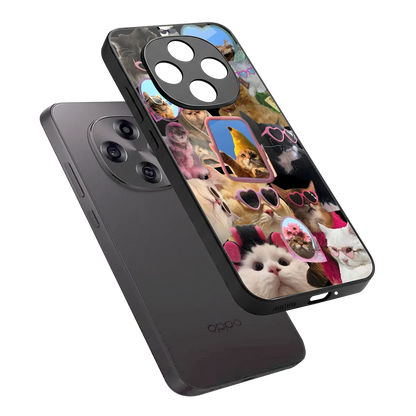 Catastic Montage sleek oppo f31 pro 5g cover with tempered glass back and TPU edges