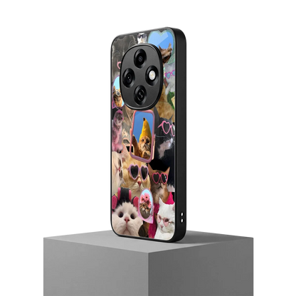 Catastic Montage oppo f31 pro 5g mobile cover | shockproof glass phone case