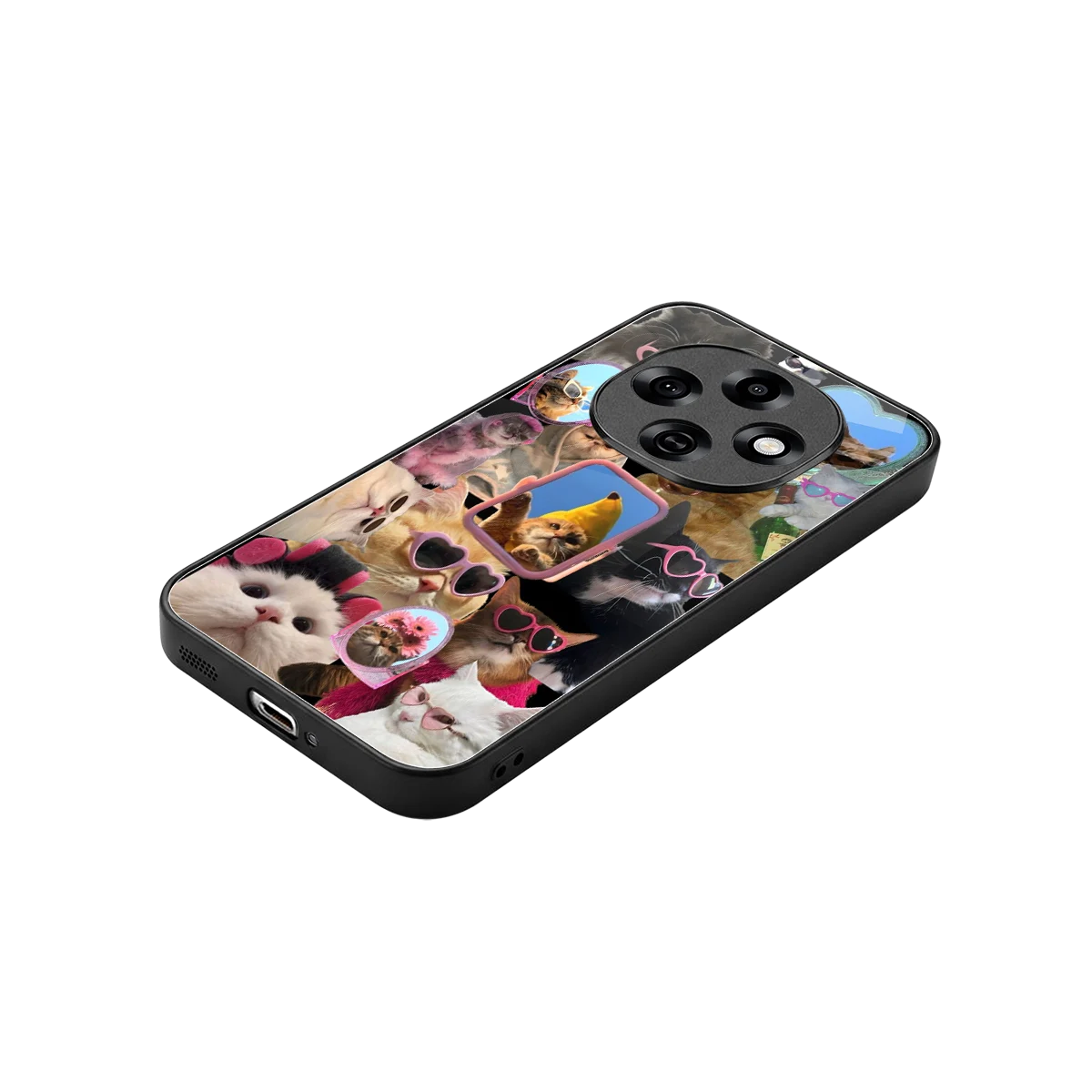 Catastic Montage stylish phone case for oppo f31 pro 5g | glossy glass and slim fit