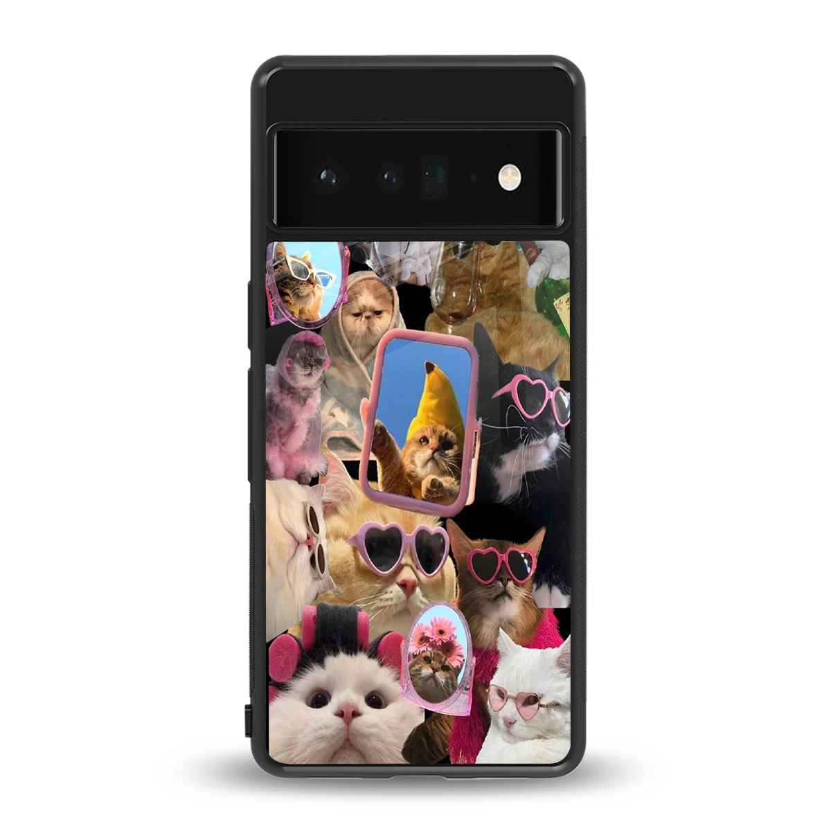 Catastic Montage back phone cover | glass case for google pixel 6 pro