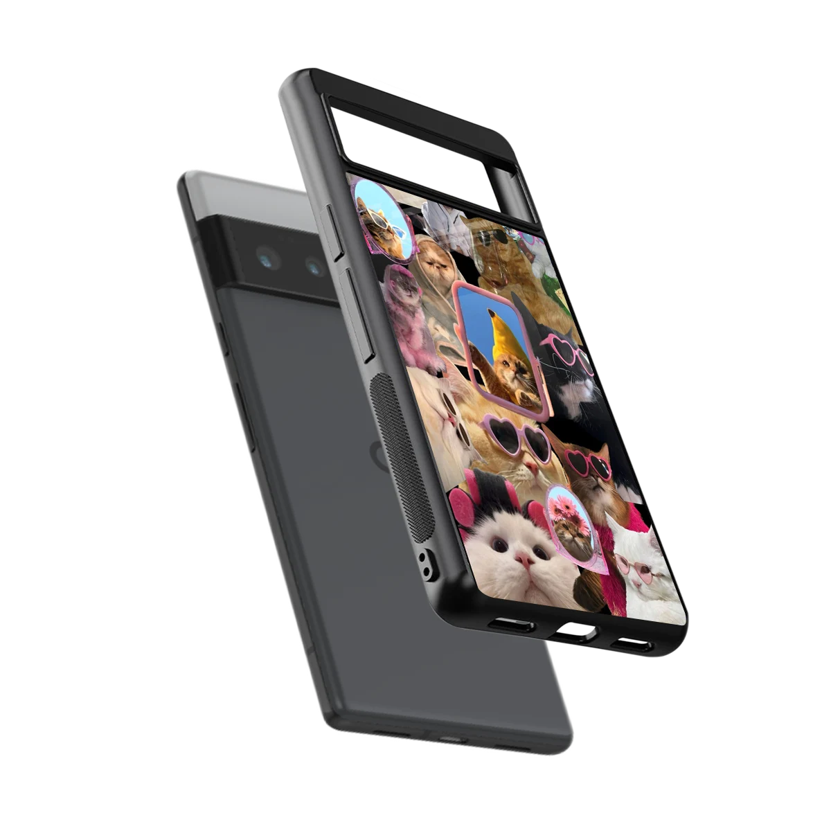 Catastic Montage sleek google pixel 6 pro cover with tempered glass back and TPU edges