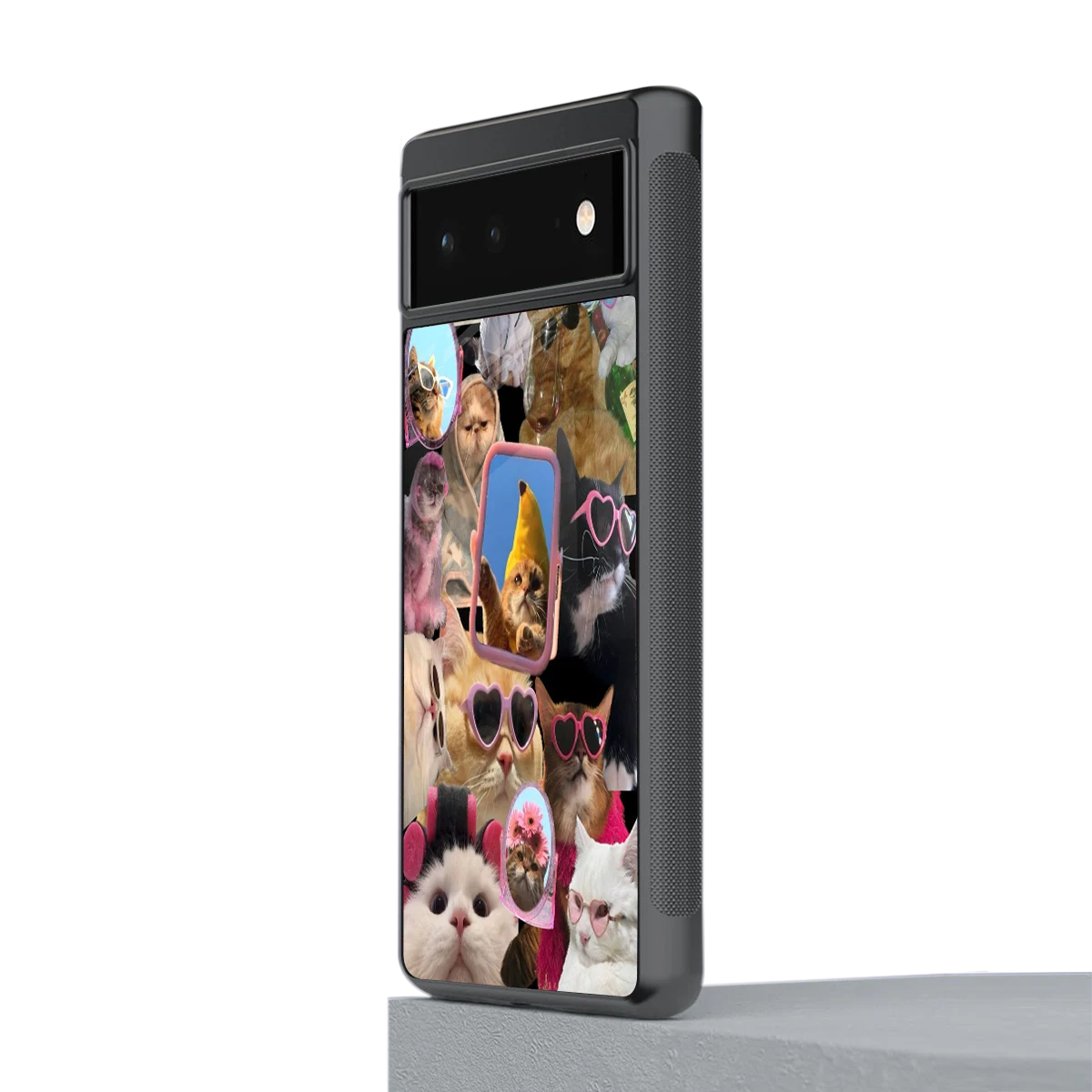 Catastic Montage stylish phone case for google pixel 6 | glossy glass and slim fit