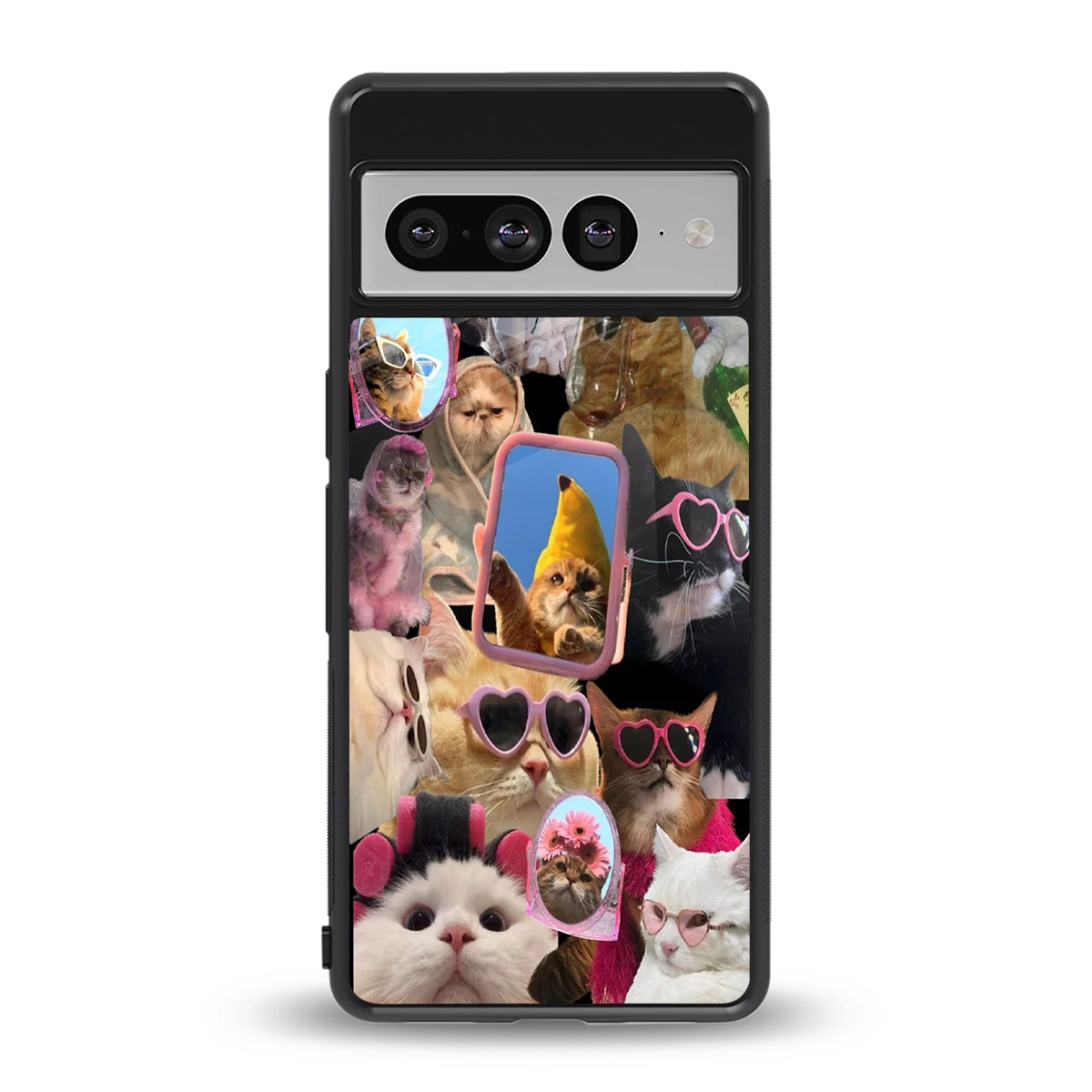 Catastic Montage back phone cover | glass case for google pixel 7 pro