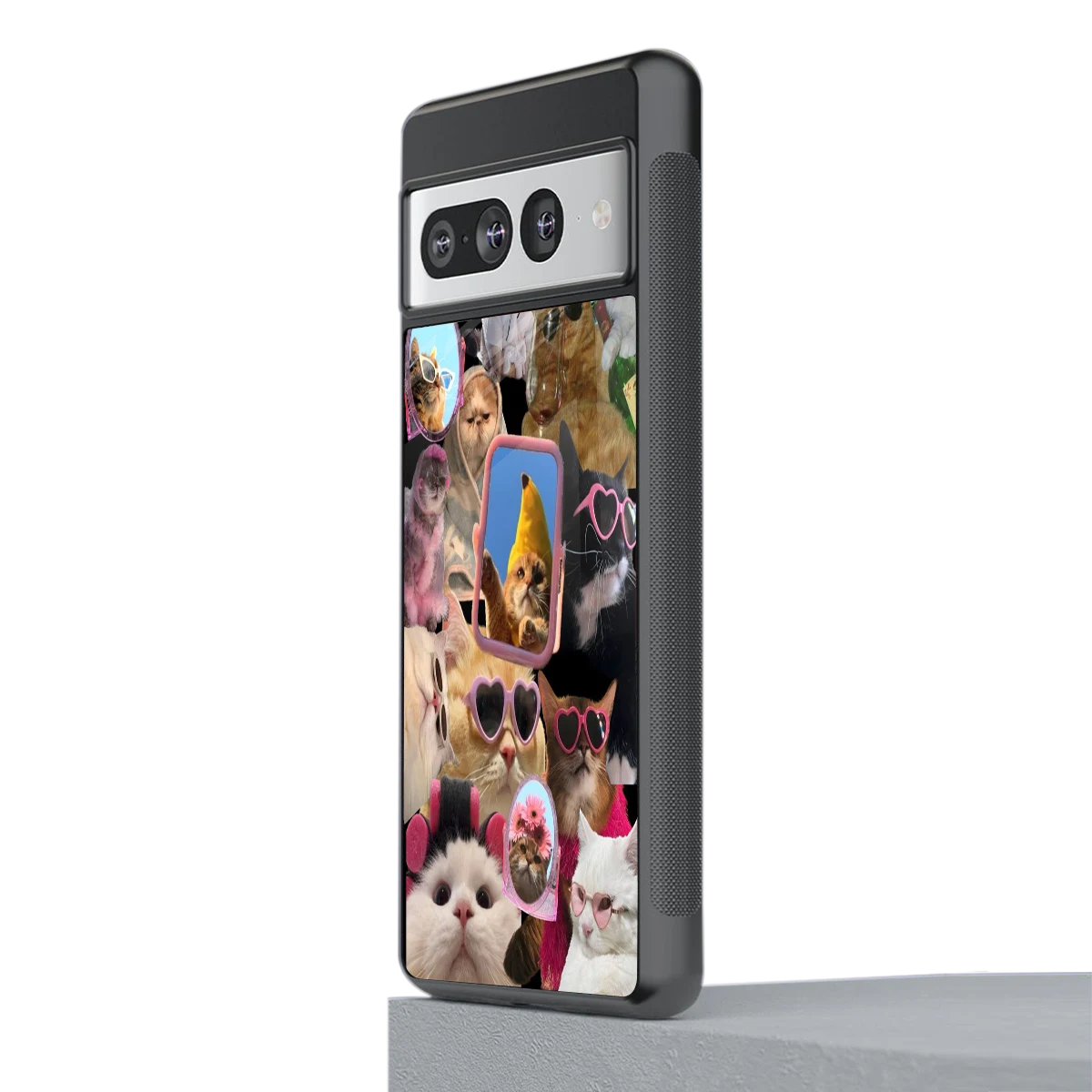 Catastic Montage stylish phone case for google pixel 7 pro | glossy glass and slim fit