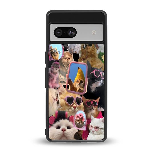 Catastic Montage back phone cover | glass case for google pixel 7