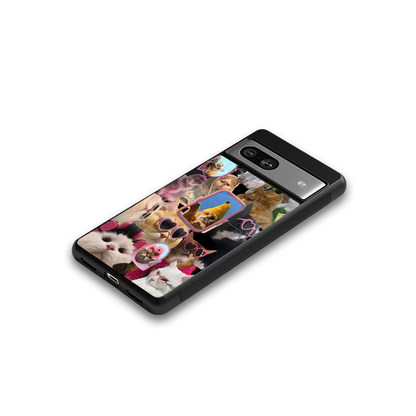 Catastic Montage google pixel 7a mobile cover | shockproof glass phone case