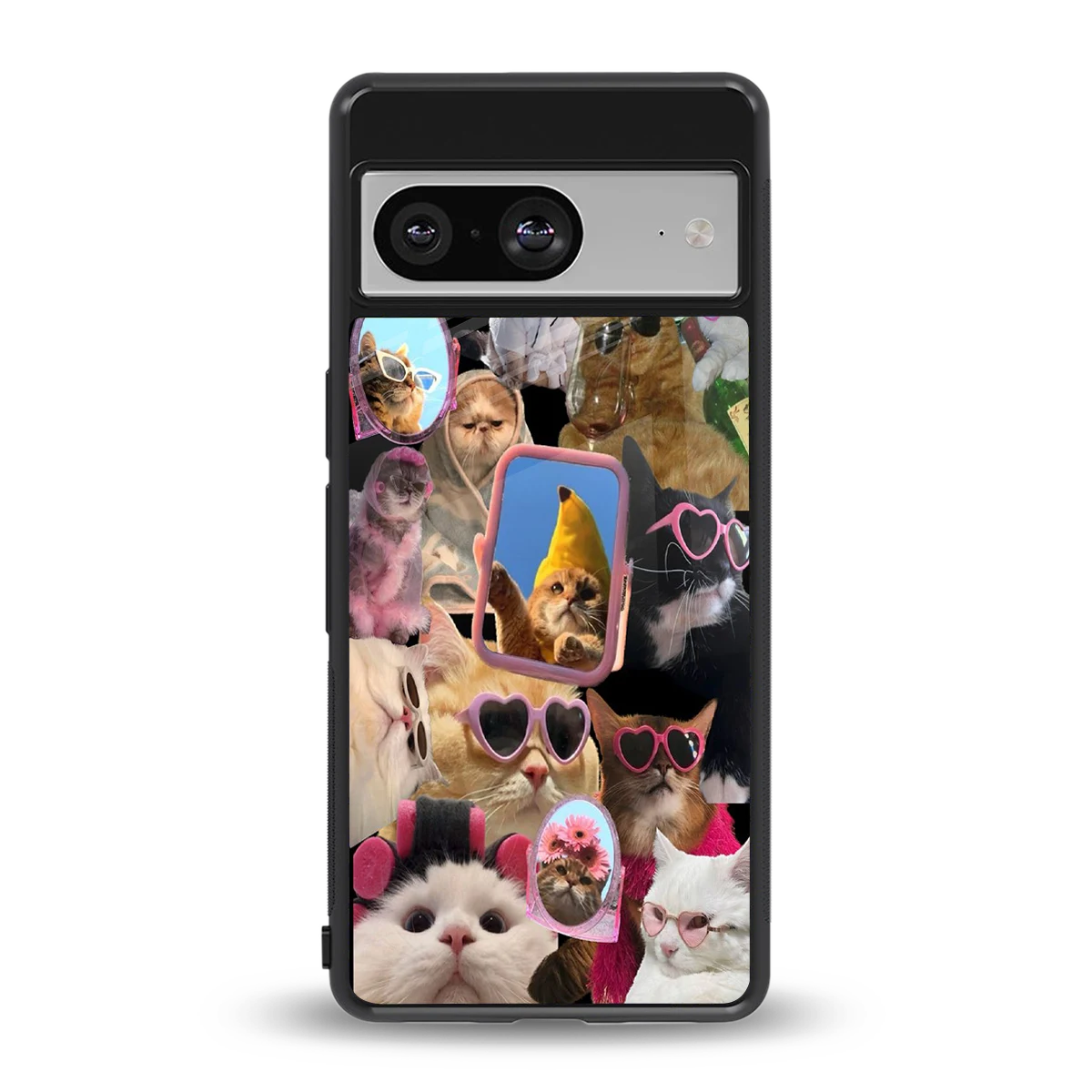 Catastic Montage back phone cover | glass case for google pixel 8