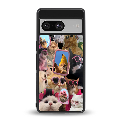 Catastic Montage back phone cover | glass case for google pixel 8