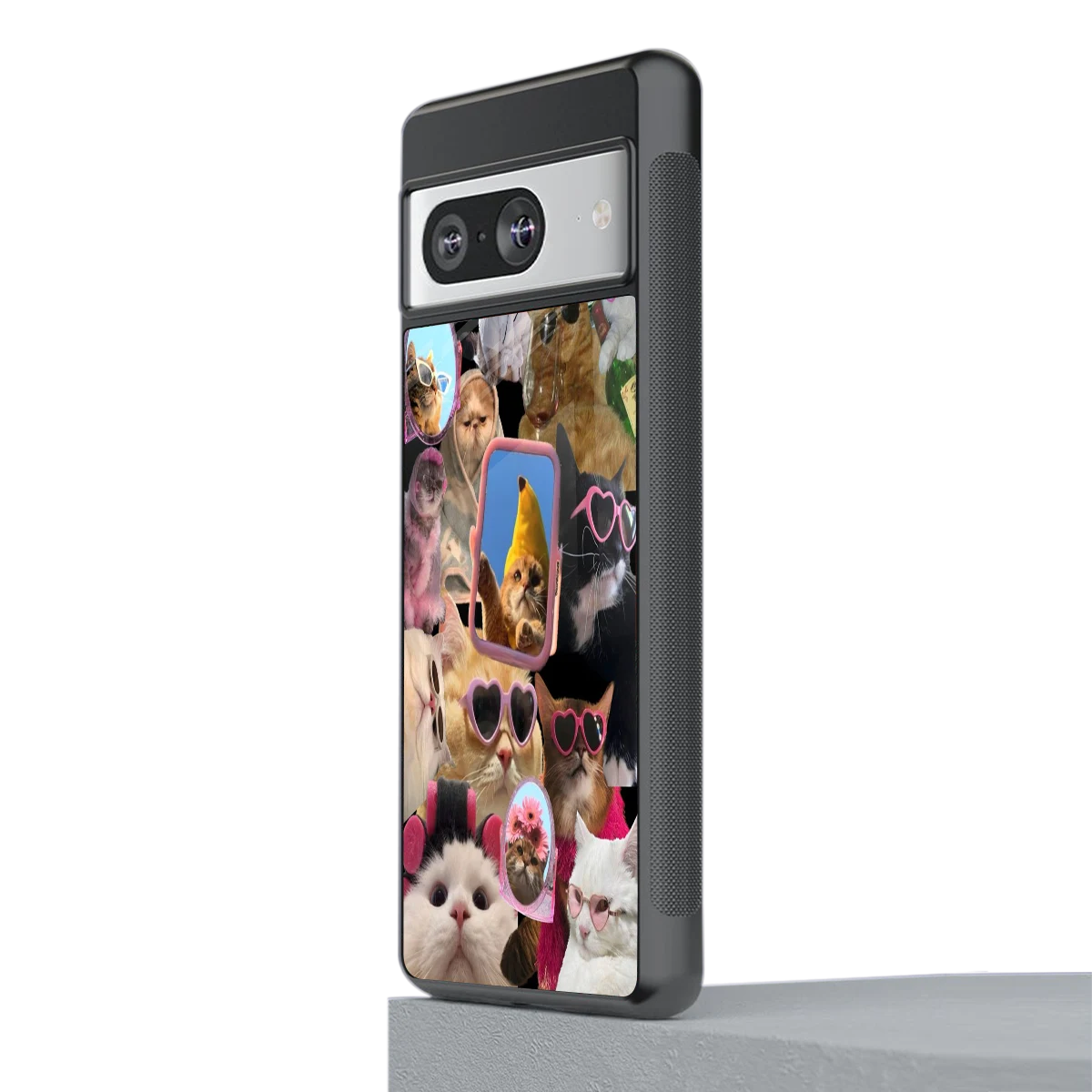 Catastic Montage stylish phone case for google pixel 8 | glossy glass and slim fit