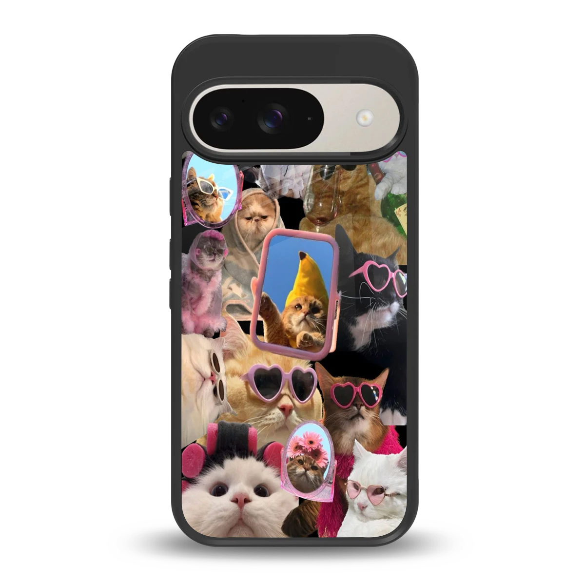 Catastic Montage back phone cover | glass case for google pixel 9