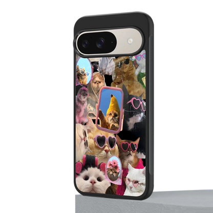 Catastic Montage google pixel 9 mobile cover | shockproof glass phone case