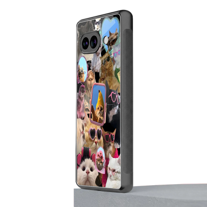 Catastic Montage google pixel 10a mobile cover | shockproof glass phone case