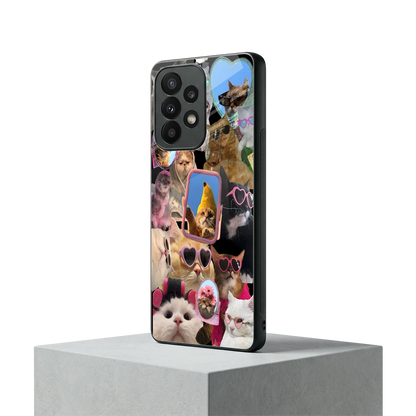 Catastic Montage samsung galaxy a23 mobile cover | shockproof glass phone case