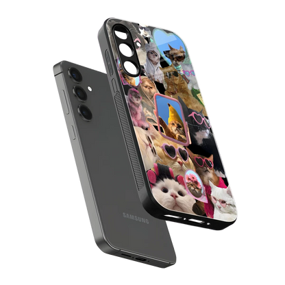 Catastic Montage sleek samsung galaxy a55 5g cover with tempered glass back and TPU edges
