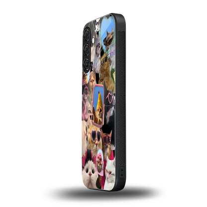 Catastic Montage samsung galaxy a55 5g mobile cover | shockproof glass phone case