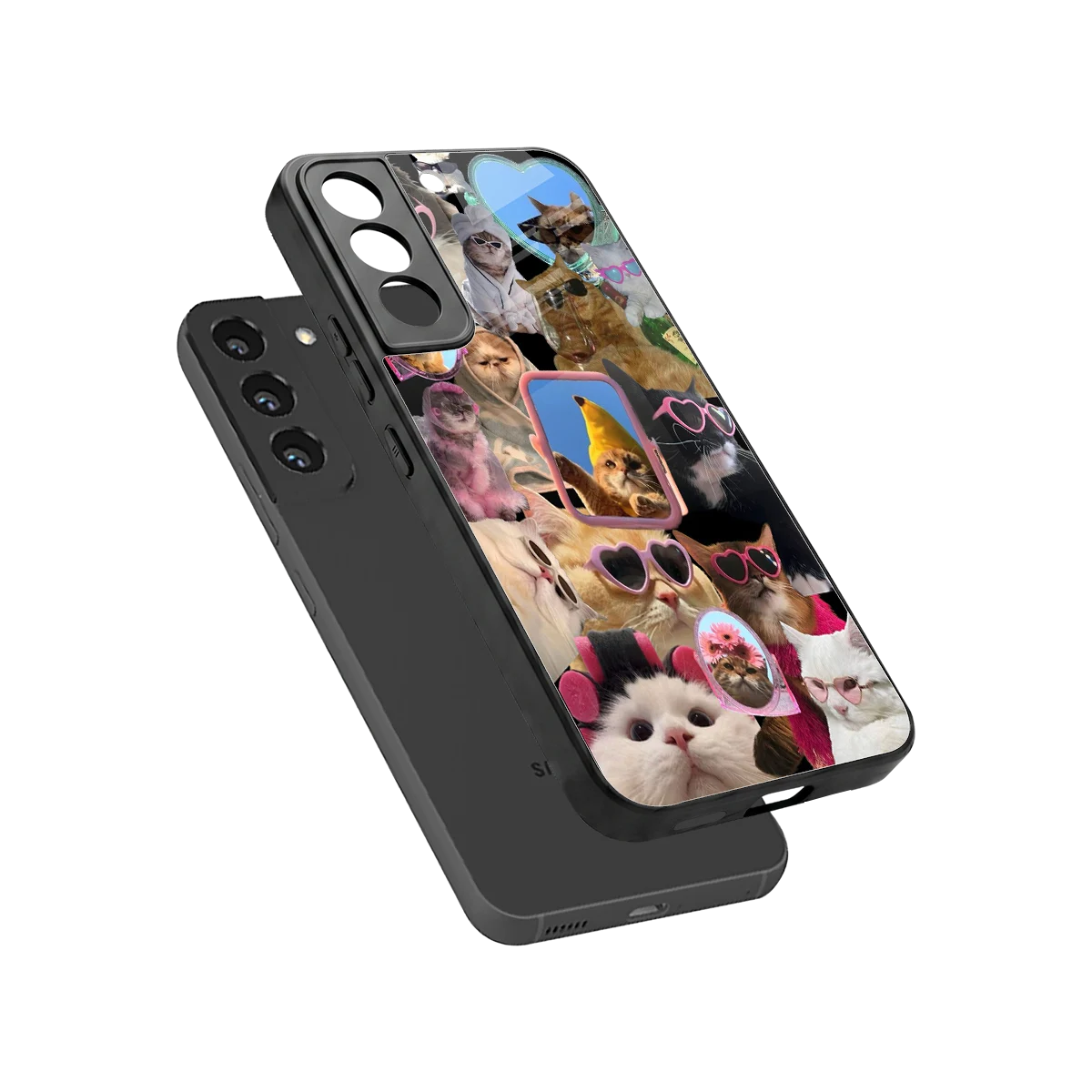 Catastic Montage sleek samsung galaxy s22 cover with tempered glass back and TPU edges