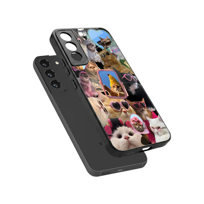Catastic Montage sleek samsung galaxy s22 cover with tempered glass back and TPU edges