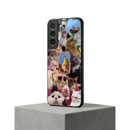 Catastic Montage samsung galaxy s22 mobile cover | shockproof glass phone case