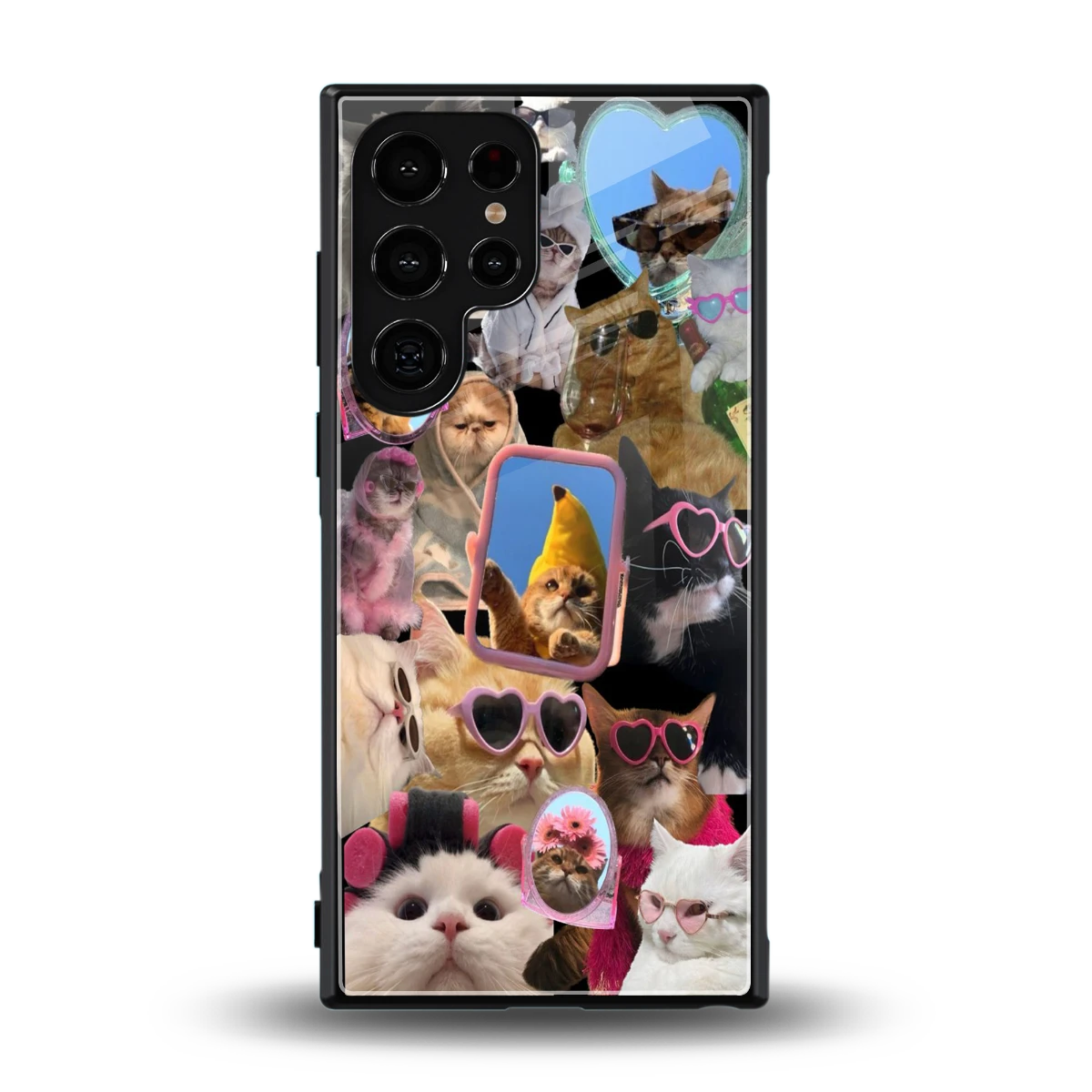 Catastic Montage back phone cover | glass case for samsung galaxy s24 ultra