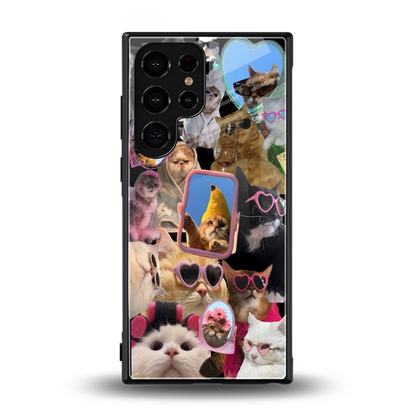 Catastic Montage back phone cover | glass case for samsung galaxy s24 ultra