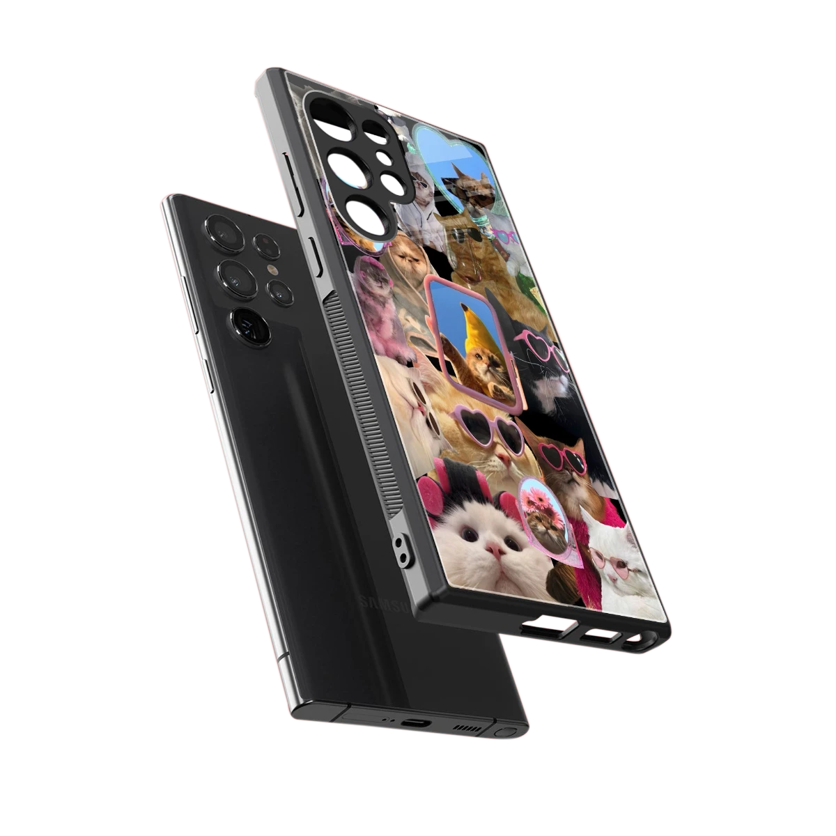 Catastic Montage sleek samsung galaxy s23 ultra cover with tempered glass back and TPU edges