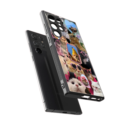 Catastic Montage sleek samsung galaxy s23 ultra cover with tempered glass back and TPU edges