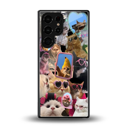 Catastic Montage back phone cover | glass case for samsung galaxy s26 ultra