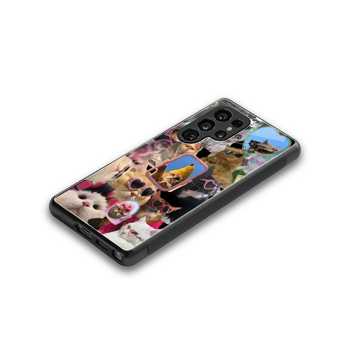 Catastic Montage stylish phone case for samsung galaxy s26 ultra | glossy glass and slim fit