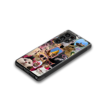 Catastic Montage stylish phone case for samsung galaxy s26 ultra | glossy glass and slim fit