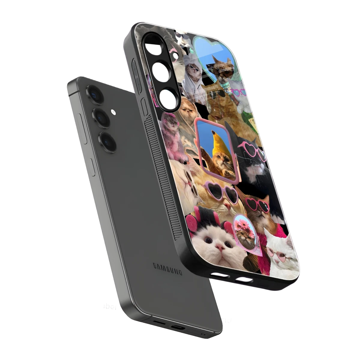 Catastic Montage sleek samsung galaxy s24 cover with tempered glass back and TPU edges
