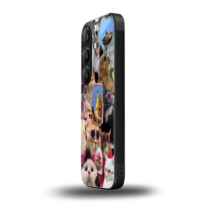Catastic Montage samsung galaxy s24 mobile cover | shockproof glass phone case