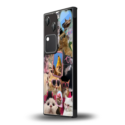 Catastic Montage vivo v30 mobile cover | shockproof glass phone case
