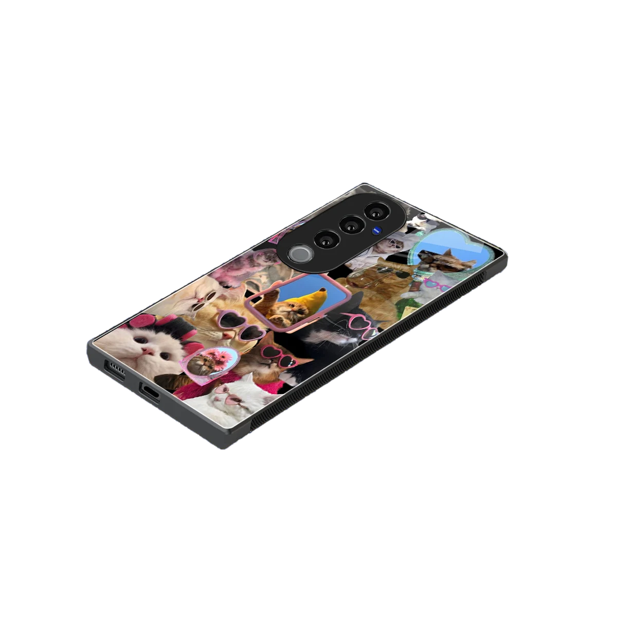 Catastic Montage stylish phone case for vivo v40 pro | glossy glass and slim fit