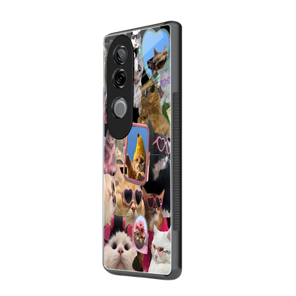 Catastic Montage vivo v40e mobile cover | shockproof glass phone case