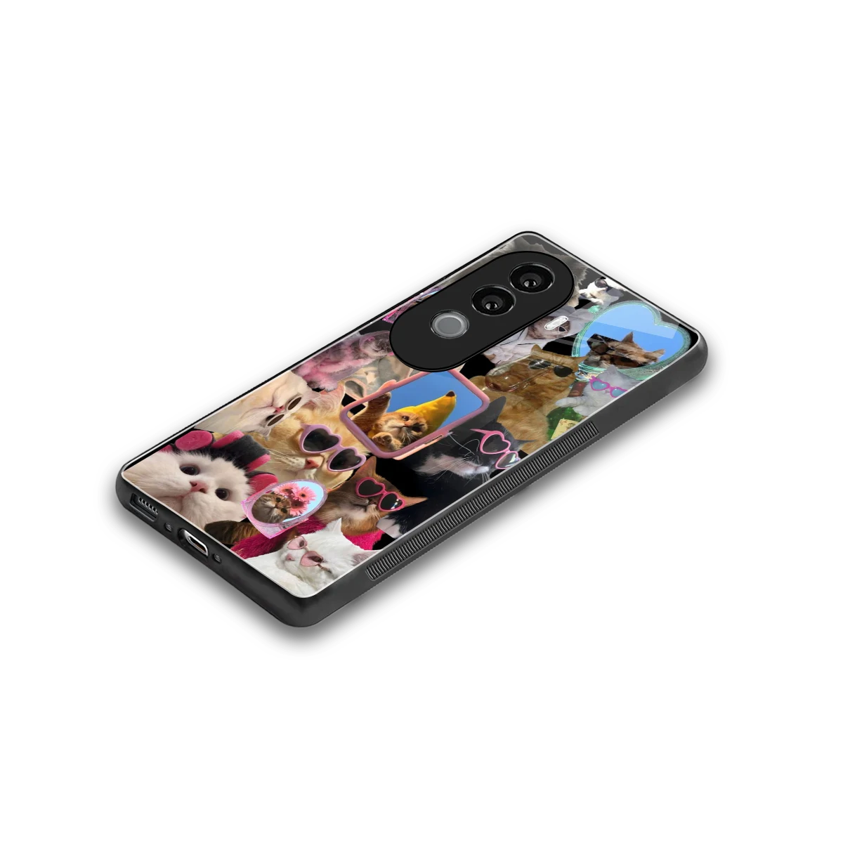 Catastic Montage stylish phone case for vivo v40e | glossy glass and slim fit