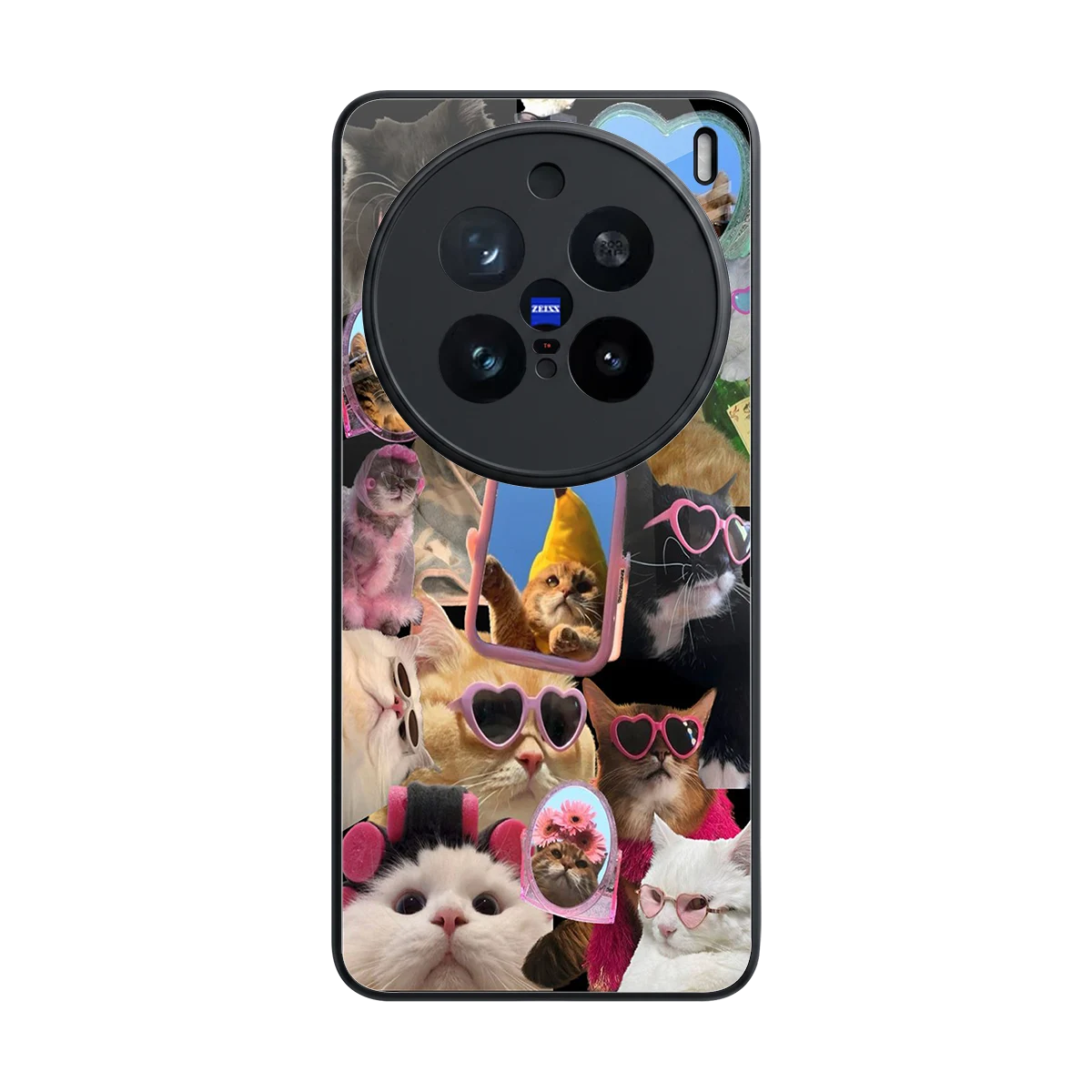 Catastic Montage back phone cover | glass case for vivo x200 pro