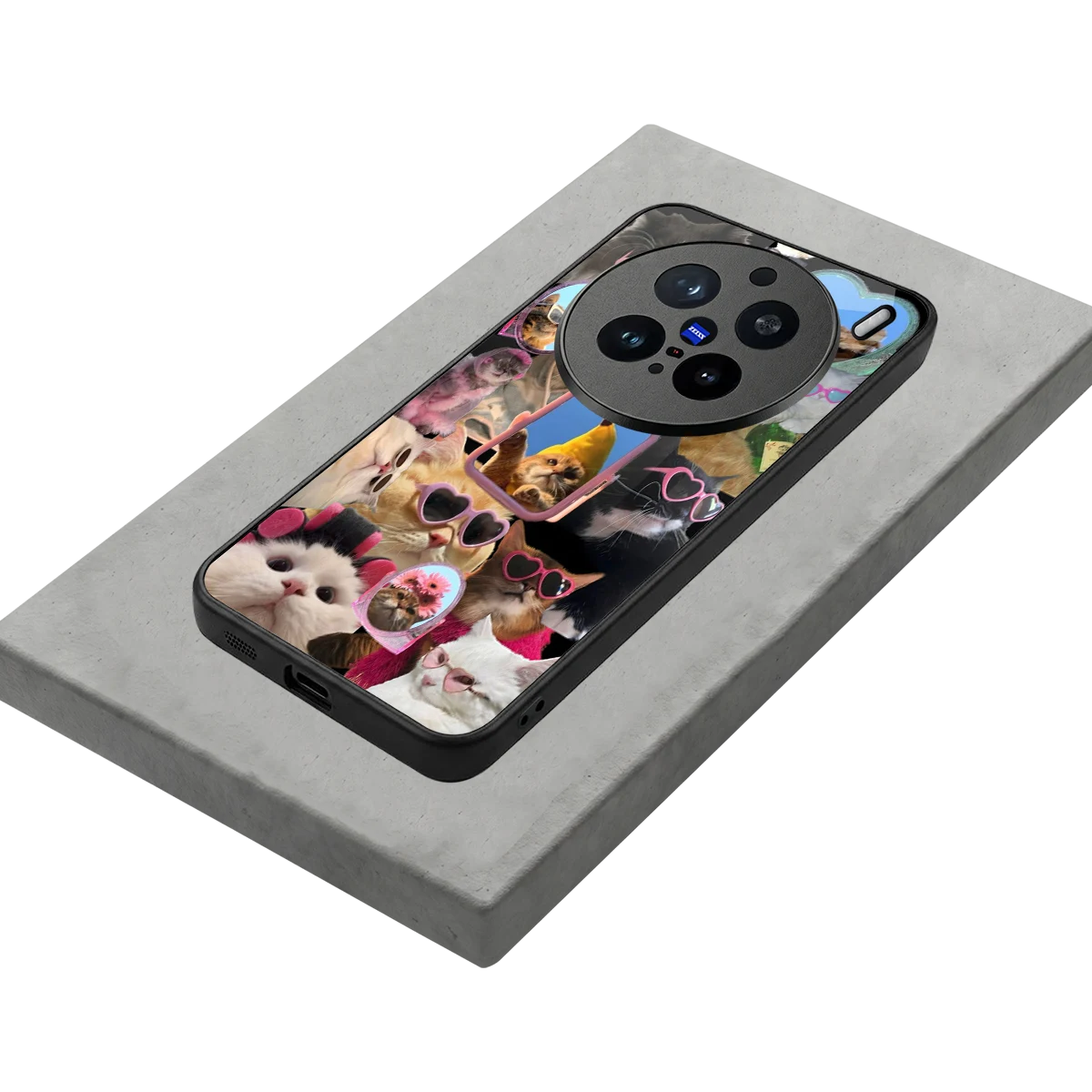 Catastic Montage stylish phone case for vivo x200 pro | glossy glass and slim fit
