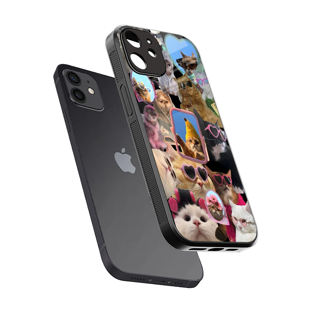 Catastic Montage sleek iphone 11 cover with tempered glass back and TPU edges
