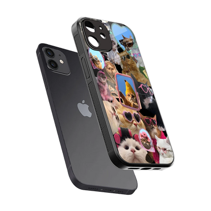 Catastic Montage sleek iphone 11 cover with tempered glass back and TPU edges