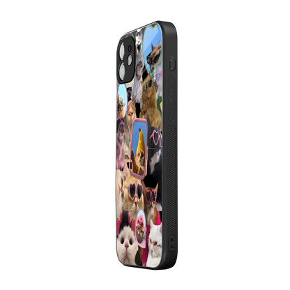 Catastic Montage iphone 12 mobile cover | shockproof glass phone case