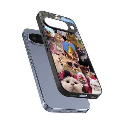 Catastic Montage sleek google pixel 10 cover with tempered glass back and TPU edges