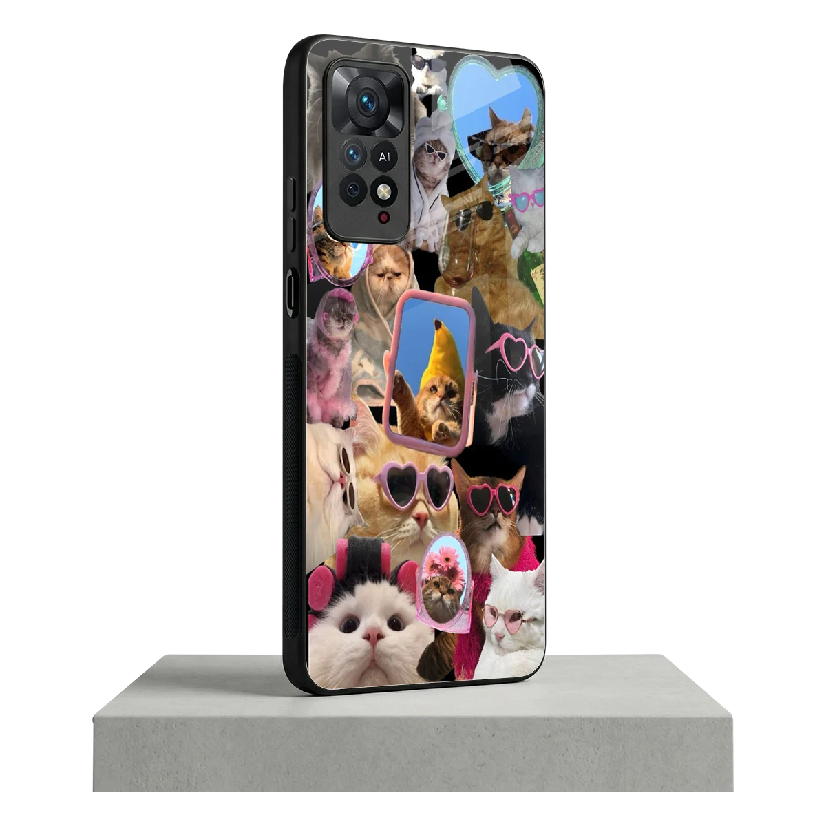 Catastic Montage redmi note 11 pro mobile cover | shockproof glass phone case