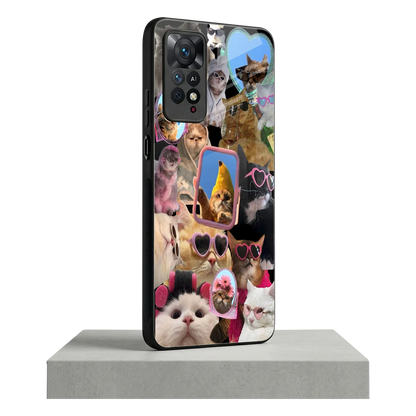 Catastic Montage redmi note 11 pro mobile cover | shockproof glass phone case
