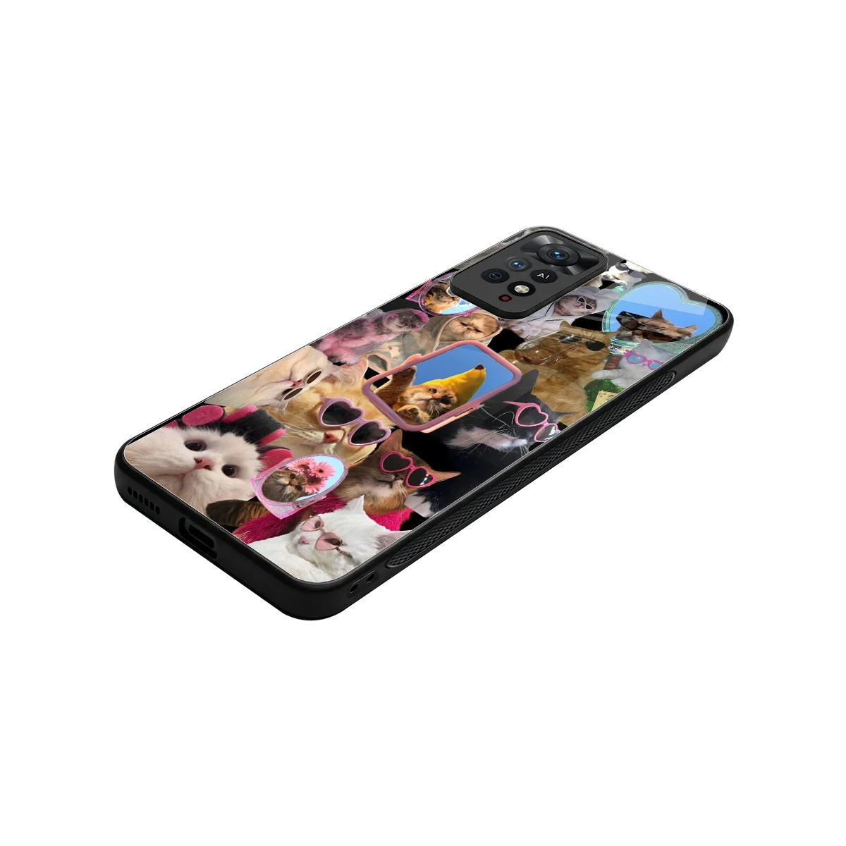 Catastic Montage stylish phone case for redmi note 11 pro | glossy glass and slim fit