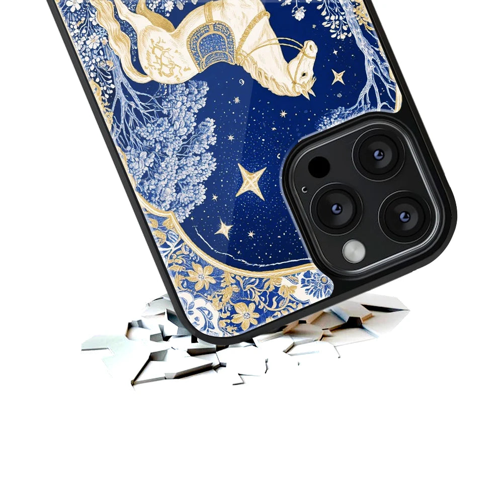 Durable Glass Back Mobile Case for iPhone, Samsung, OnePlus, Google Pixel, Redmi, Vivo, Oppo