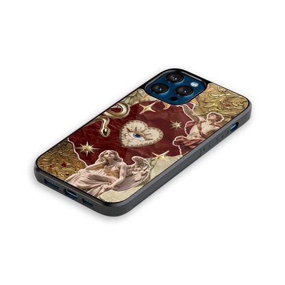 Luxury Glass Back Mobile Cover for iPhone, Samsung Galaxy, OnePlus, Pixel, Redmi & More