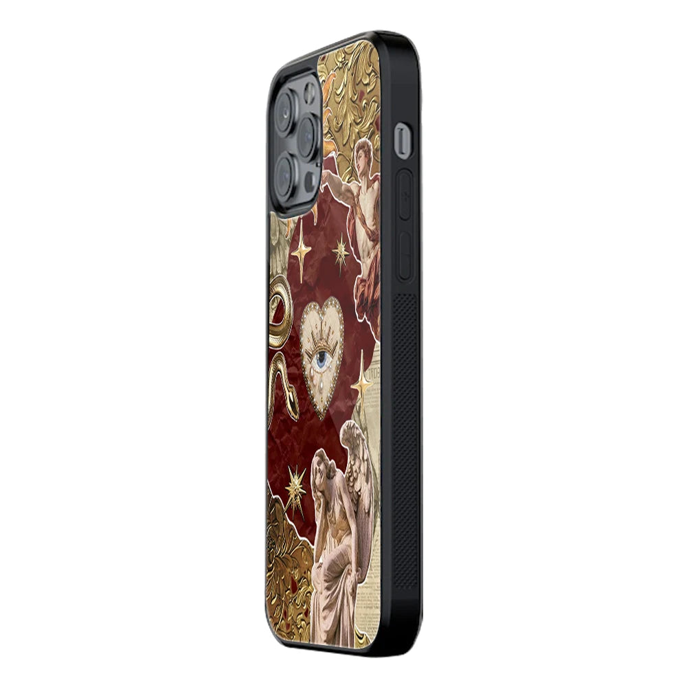 Trendy Glass Back Mobile Case for iPhone, Samsung, Redmi, OnePlus, Google Pixel, Motorola